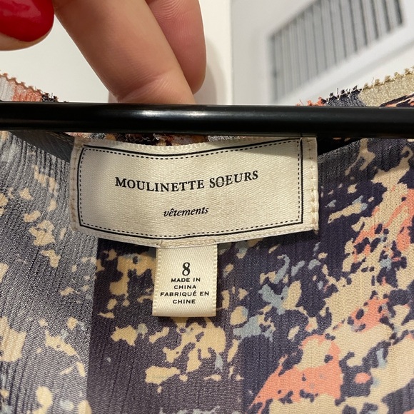 Moulinette Soeurs Multicolor Floral Long Sleeve Maxi Dress - Picture 2 of 5